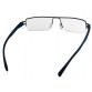 ANSTON P9034 Unisex Stylish Half-rim Glasses (Dark Blue) M.