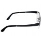 ANSTON P9035 Unisex Stylish Half-rim Glasses (Black) M.