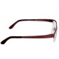 ANSTON P9035 Unisex Stylish Half-rim Glasses (Brown) M.