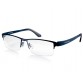 ANSTON P9035 Unisex Stylish Half-rim Glasses (Dark Gray) M.