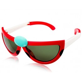 811-C6 Children's Foldable Cartoon Sunglasses (Red) M.