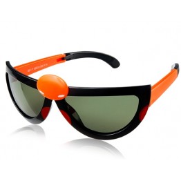 811-C6 Children's Foldable Cartoon Sunglasses (White) M.
