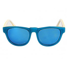 OREKA 14017-04 Kid's Plate Polarized Sunglasses with Polaroid Polarized Blue REVO Lens