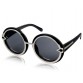 1085 Unisex Stylish Plastic Sunglasses (Black) M.