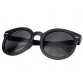 Kadishu 8850 Fashionable Unisex UV Protection Sunglasses with Matte Plastic Frame (Black) M.