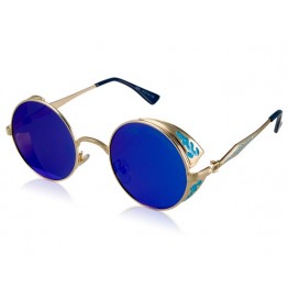 S881 Unisex Stylish Nickel Alloy Frame & Plastic REVO Lens Sunglasses (Green) M.