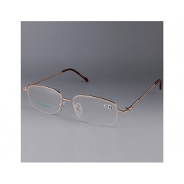 831 +3.00 Nickel Silver Frame Resin Lens Presbyopic Glasses (Golden) M.