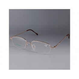 831 +4.00 Nickel Silver Frame Resin Lens Presbyopic Glasses (Golden) M.
