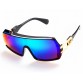 4023 Unisex Fashionable Sports Sunglasses with PC Spectacles Frame & PC Green REVO Lens