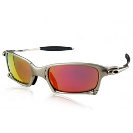OREKA 6011 Unisex Stylish Aluminum Alloy Frame & Plastic REVO Lens Sports Sunglasses (Red) M.