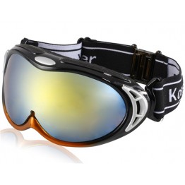 Unisex UV Protection Anti-Fog Sports Ski Goggles (Silver) M.
